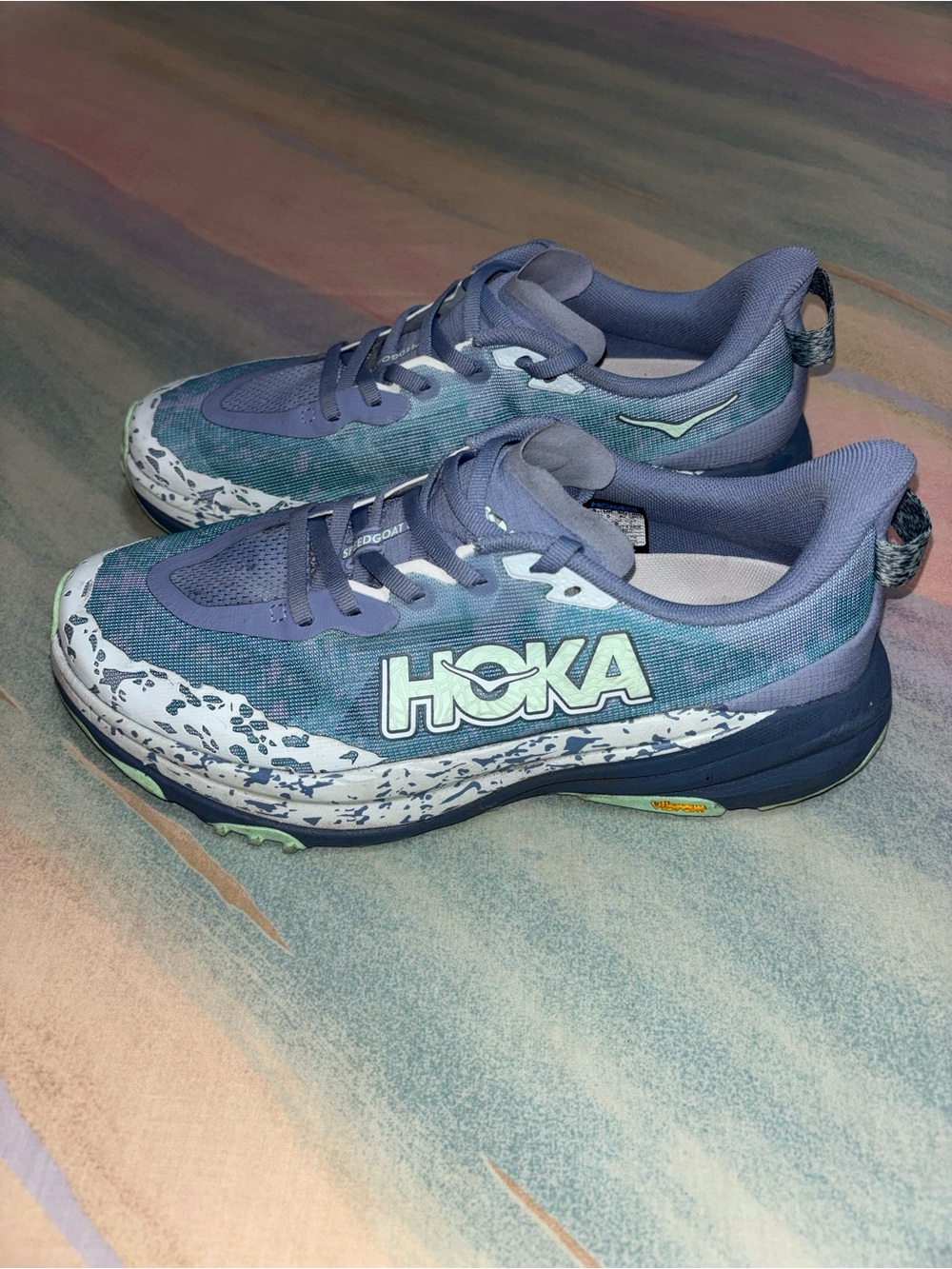 HOKA Speedgoat 6 trail running shoes women’s athletic sneakers size 9.5 D